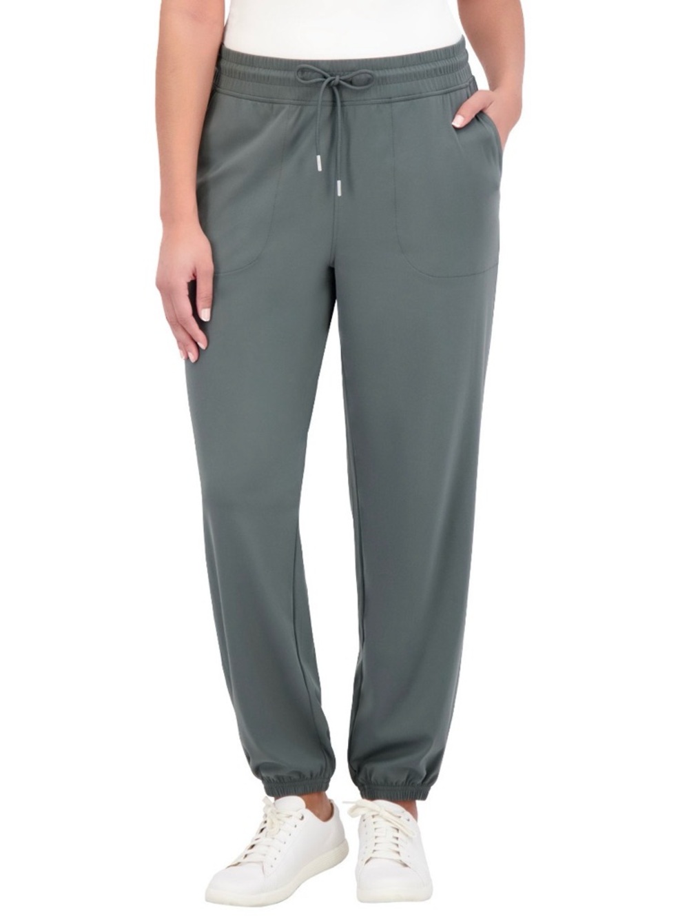SAGE Women’s Relaxed Jogger Pants Green Small